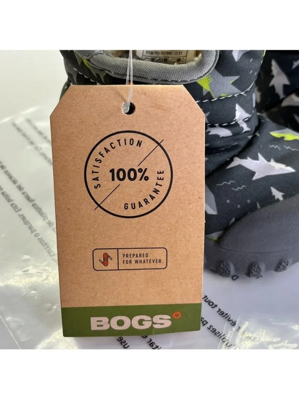 Bogs retail shelf